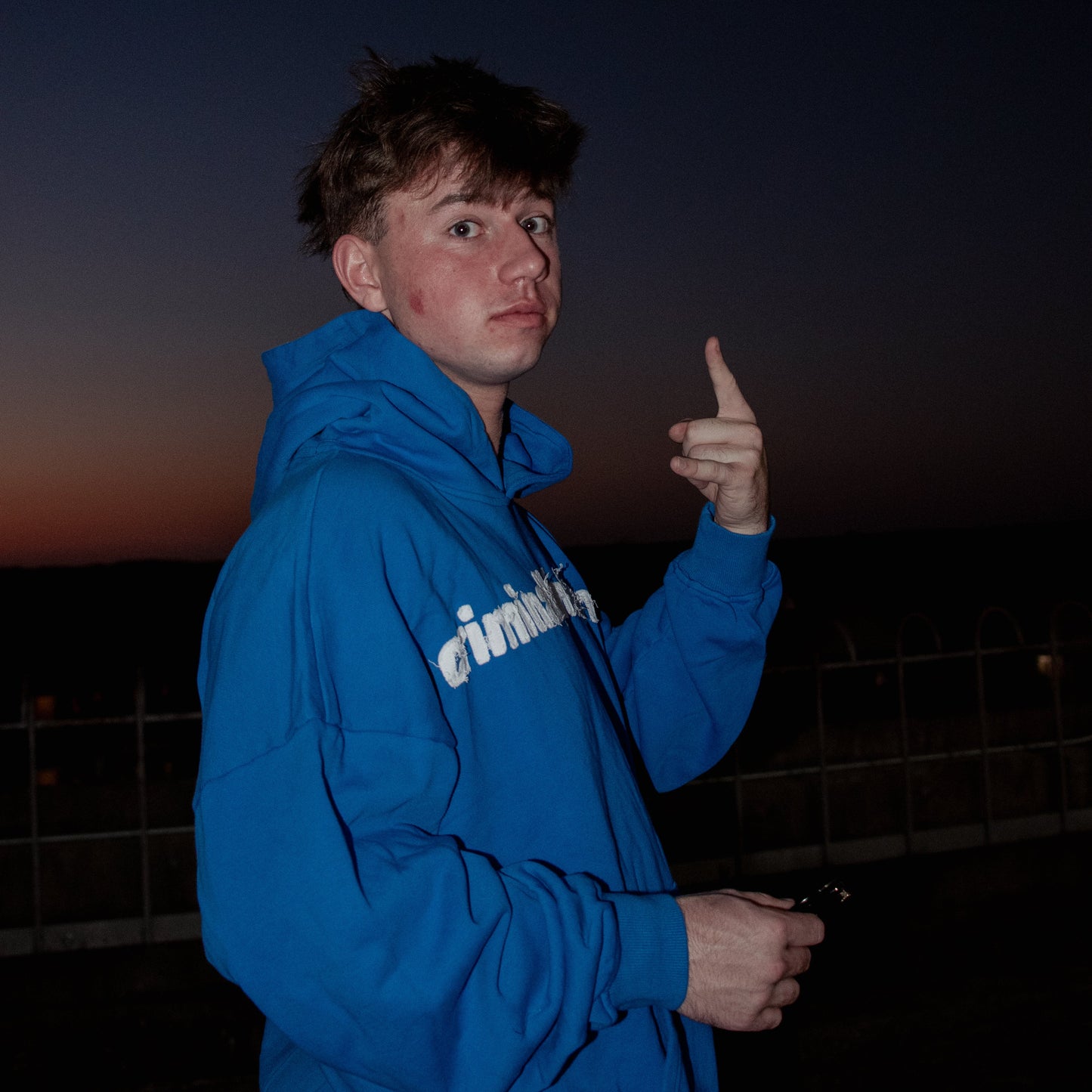 All Stairs No Elevators Royal Blue Hoodie